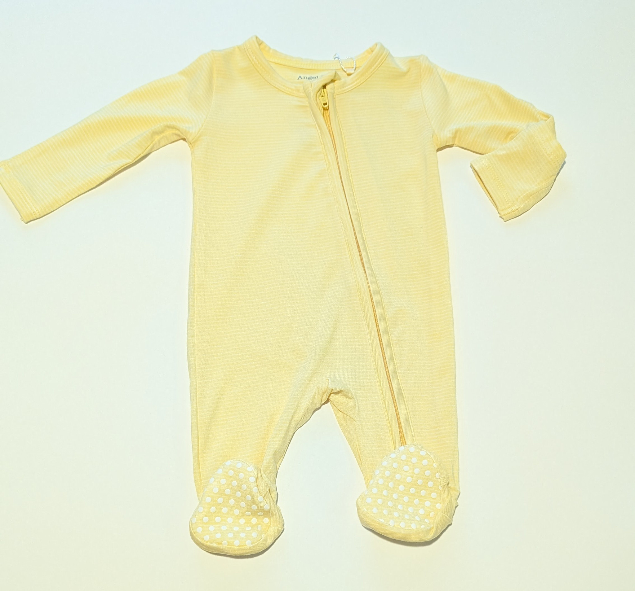 Angel Dear Basics Bamboo 2-Way Zipper Footie