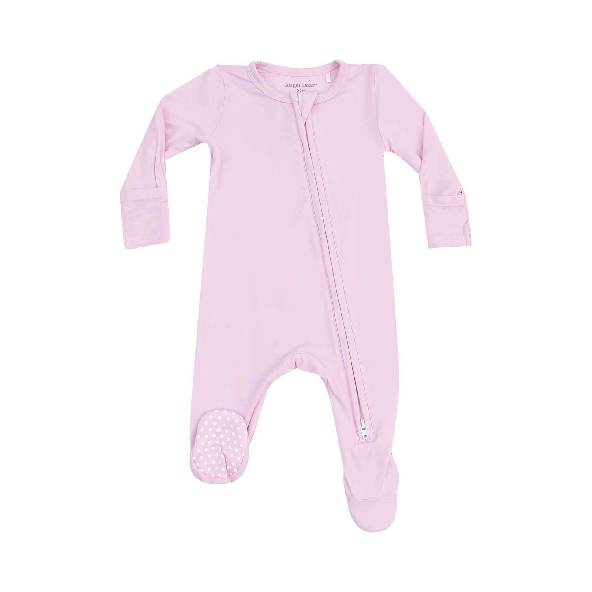 Angel Dear Basics Bamboo 2-Way Zipper Footie