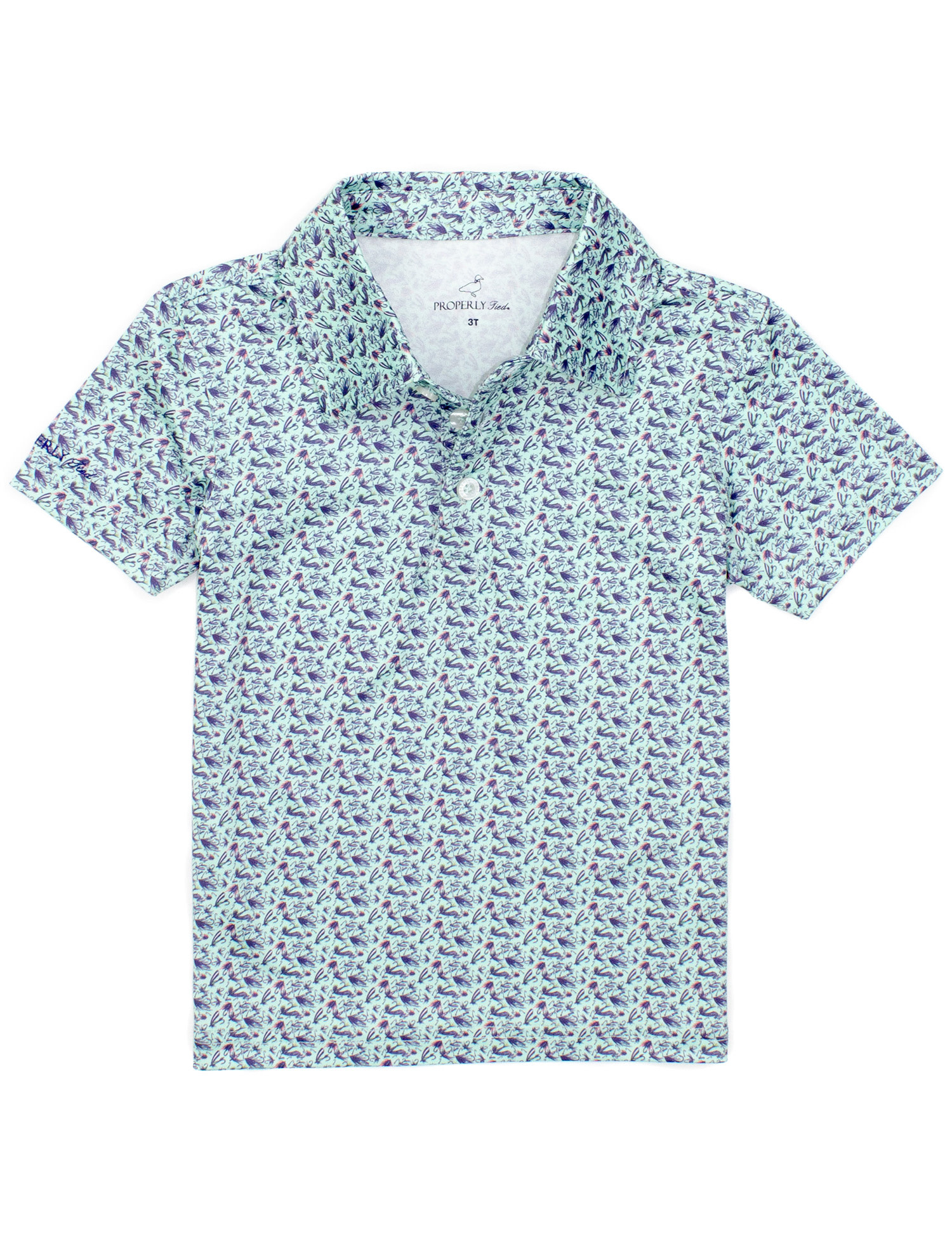Properly Tied Fly-Tie Polo Shirt