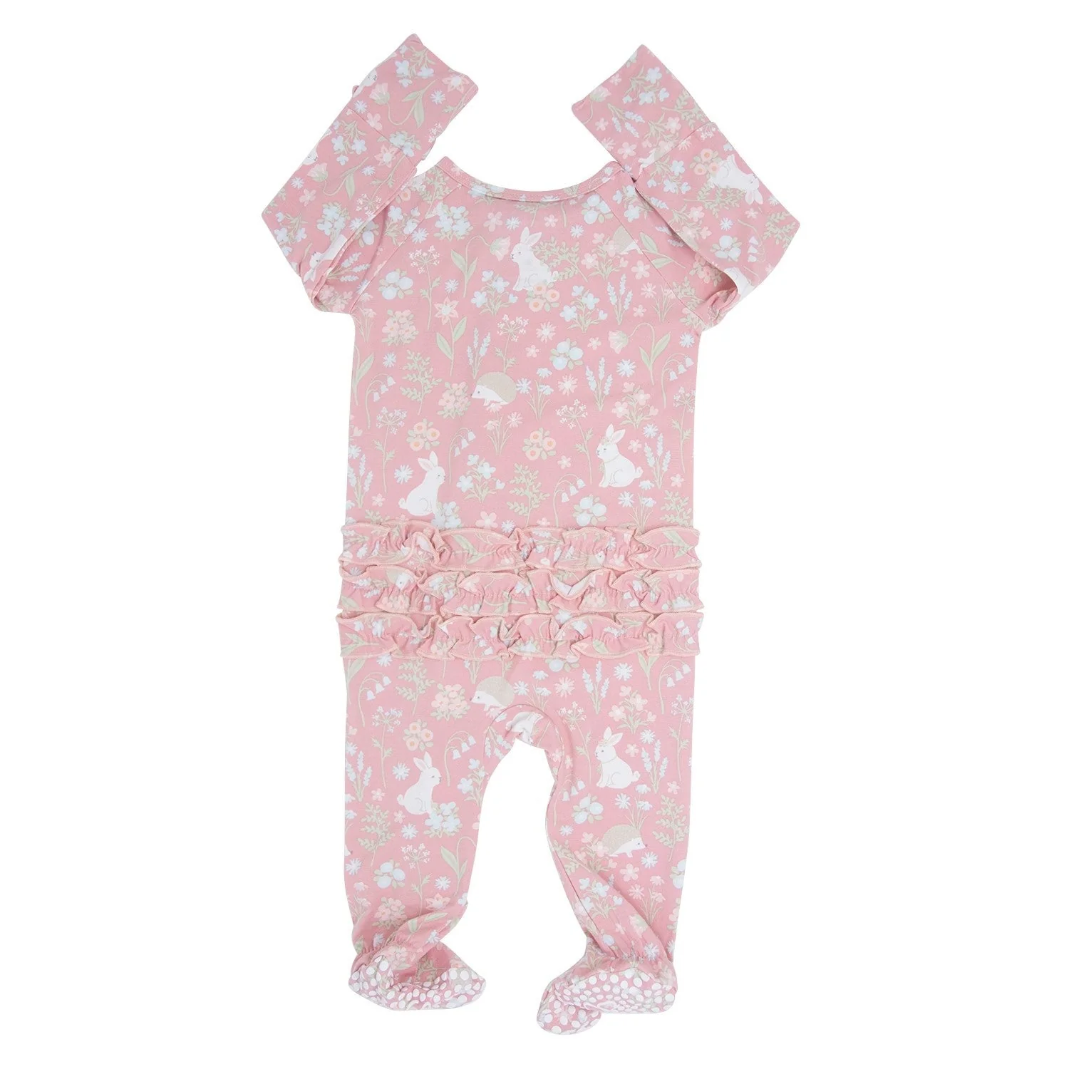 Sweet Bamboo Sweet Bamboo Ruffled Footie