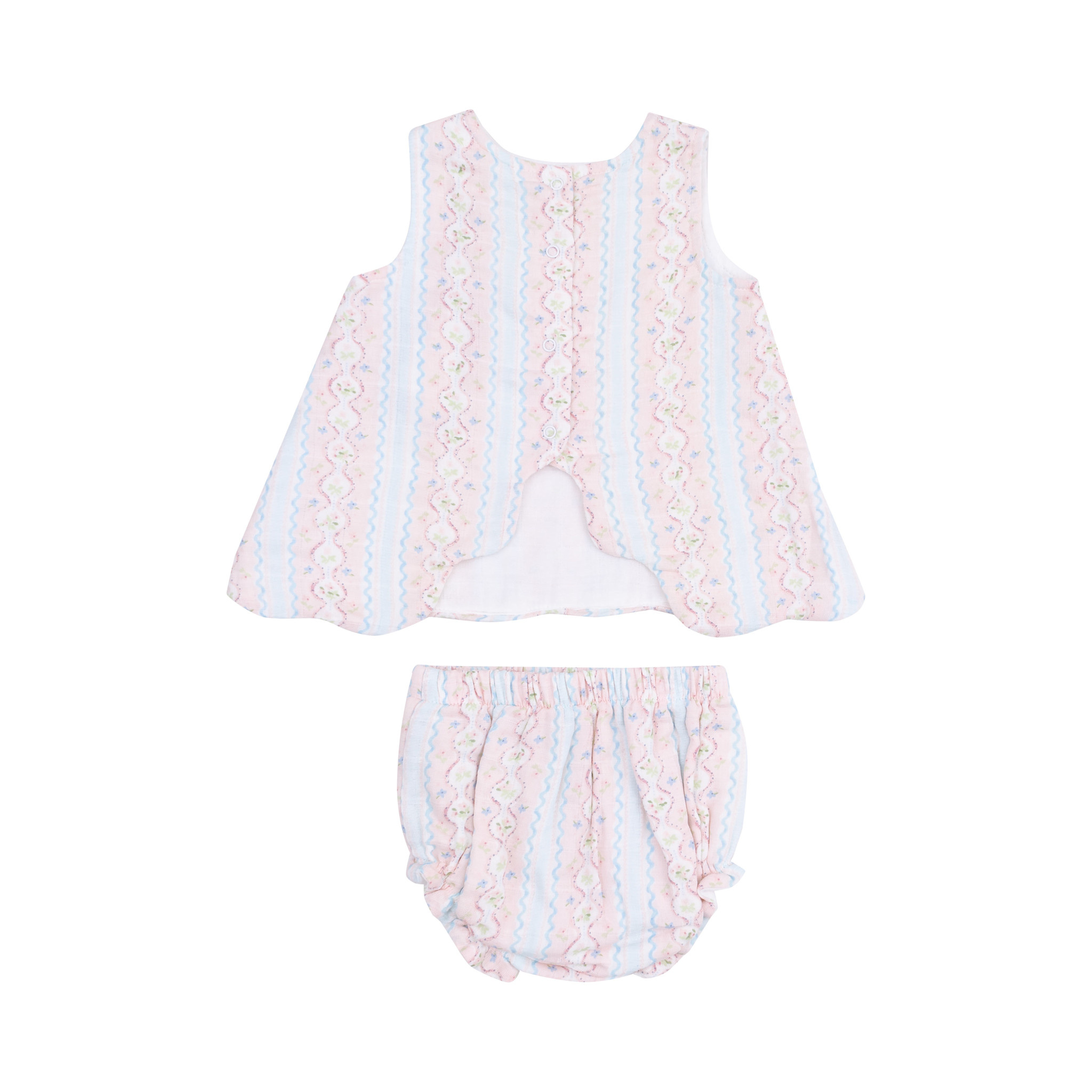 Angel Dear Girls Scallop Back Top w/Bloomer