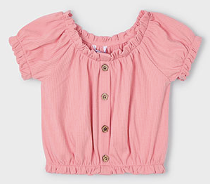 Mayoral Girl Ribbed Shirt