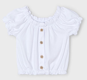 Mayoral Girl Ribbed Shirt