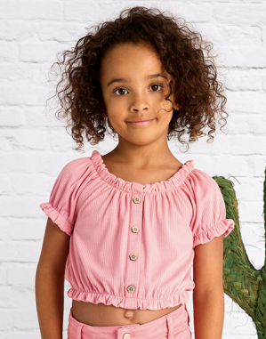Mayoral Girl Ribbed Shirt