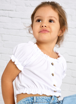 Mayoral Girl Ribbed Shirt