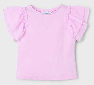 Mayoral Girl Top Organza Ruffles