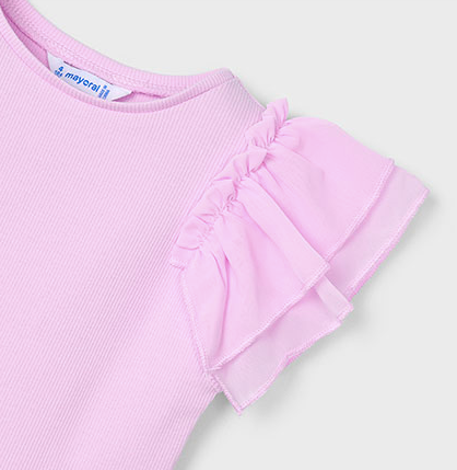 Mayoral Girl Top Organza Ruffles