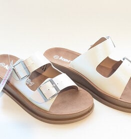 Junior 2 Buckle Holographic Sandal