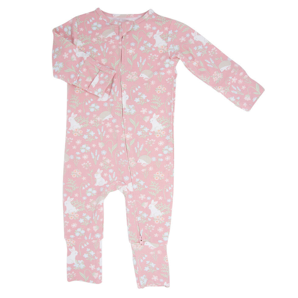 Sweet Bamboo Sweet Bamboo Ruffled Footie