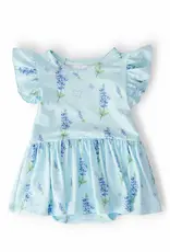 Mila & Rose Baby Blue Bonnet Bodysuit Dress