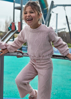 Mayoral Girl 2pc Quilted Pant Set