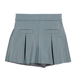 Mayoral Girl Pleather Dress Shorts