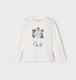 Mayoral Sparkle Girls L/S Top