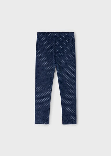 Mayoral Velvet Print Legging
