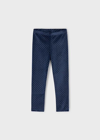 Mayoral Velvet Print Legging