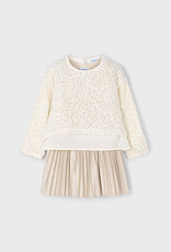 Mayoral Sequined Combined Dress