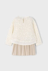 Mayoral Sequined Combined Dress