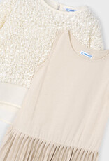 Mayoral Sequined Combined Dress