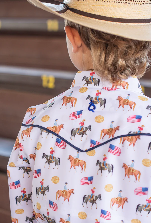 Blue Quail Clothing Co Grand Entry Pearl Snap L/S Shirt