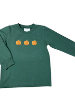 Whimsy Bay Kids Fall Embroidered Pumpkin Shirt