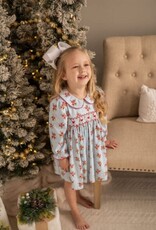 Banana Split Kids Merry & Bright Smocked Dress