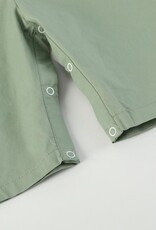 Lil Cactus Sage Green Turkey Smocked Overalls