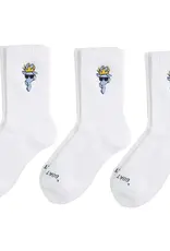 GOAT USA Youth White Crew Sock
