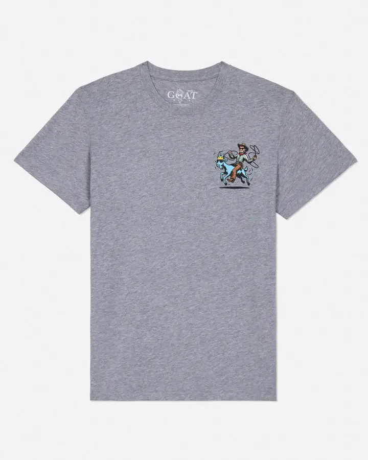 GOAT USA Boys Graphic Tee Cowboy S/S