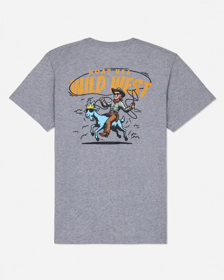 GOAT USA Boys Graphic Tee Cowboy S/S