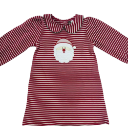 Banana Split Kids Girl's Christmas Santa Stripe L/S Dress