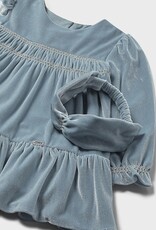 Mayoral Toddler Girl L/S Velvet Dress w /Headband