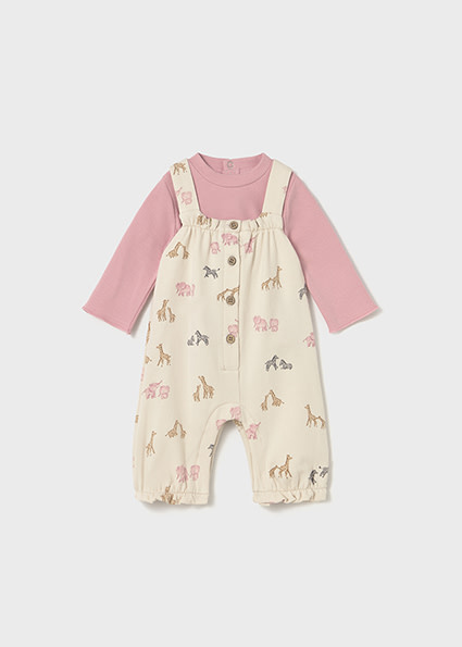 Mayoral Animal Dungaree Set