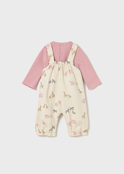 Mayoral Animal Dungaree Set