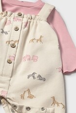 Mayoral Animal Dungaree Set