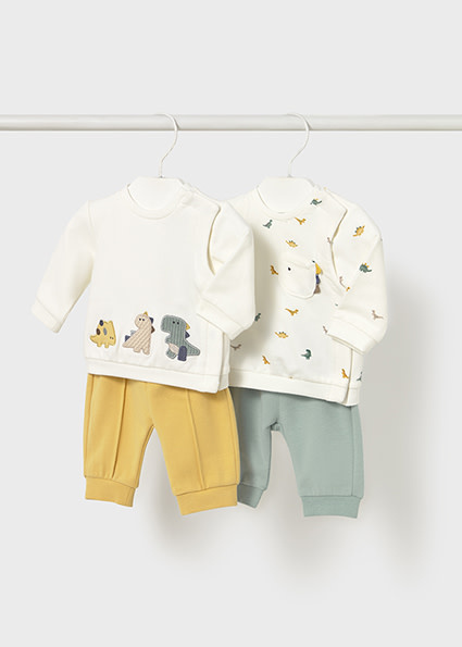 Mayoral Baby Dino Love 2 pc Set