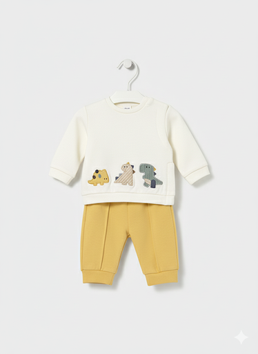 Mayoral Baby Dino Love 2 pc Set