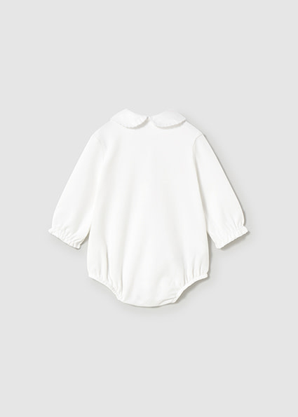 Mayoral Baby Girl Basic Collard Bodysuit
