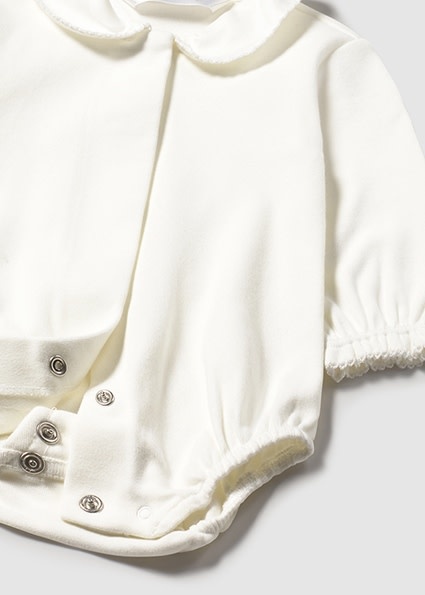 Mayoral Baby Girl Basic Collard Bodysuit