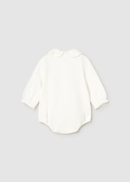 Mayoral Baby Girl Basic Collard Bodysuit