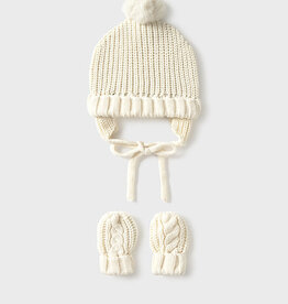 Mayoral Baby Hat & Mitten Set