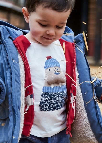 Mayoral Baby Appliqued Walrus L/S T-Shirt