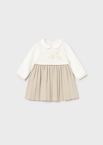 Mayoral Baby Bi-colored L/S Knit Dress