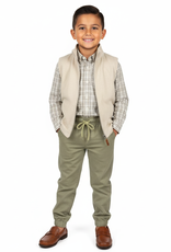 Southbound Boy's L/S Plaid Button Down
