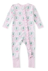 Swoon Baby Clothing Holiday Christmas Tree Wreath Onesie