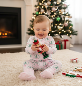 Swoon Baby Clothing Holiday Christmas Tree Wreath Onesie PJ