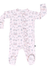 Sweet Bamboo Baby Ruffle Footie PJ