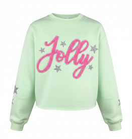 Paper Flower Teen Holiday Sequin Jolly Pullover