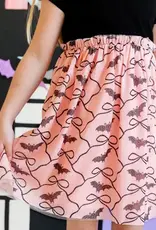 Sweet Wink Bat/Bows Halloween S/S Tutu Dress