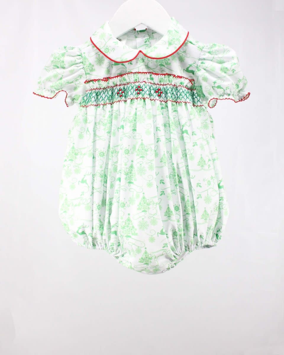 Baby Blessings Baby & Toddler Christmas Toile Bubble