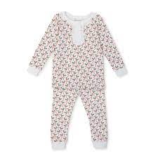 Lila+Hayes Girl's 2pc Pima Cotton Christmas PJ's
